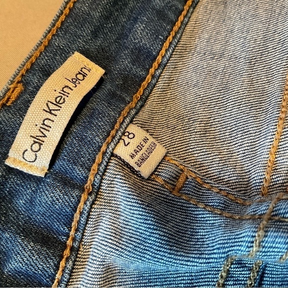 Calvin Klein Shorts Denim Jean Size 28 Bermuda Length - Picture 7 of 7